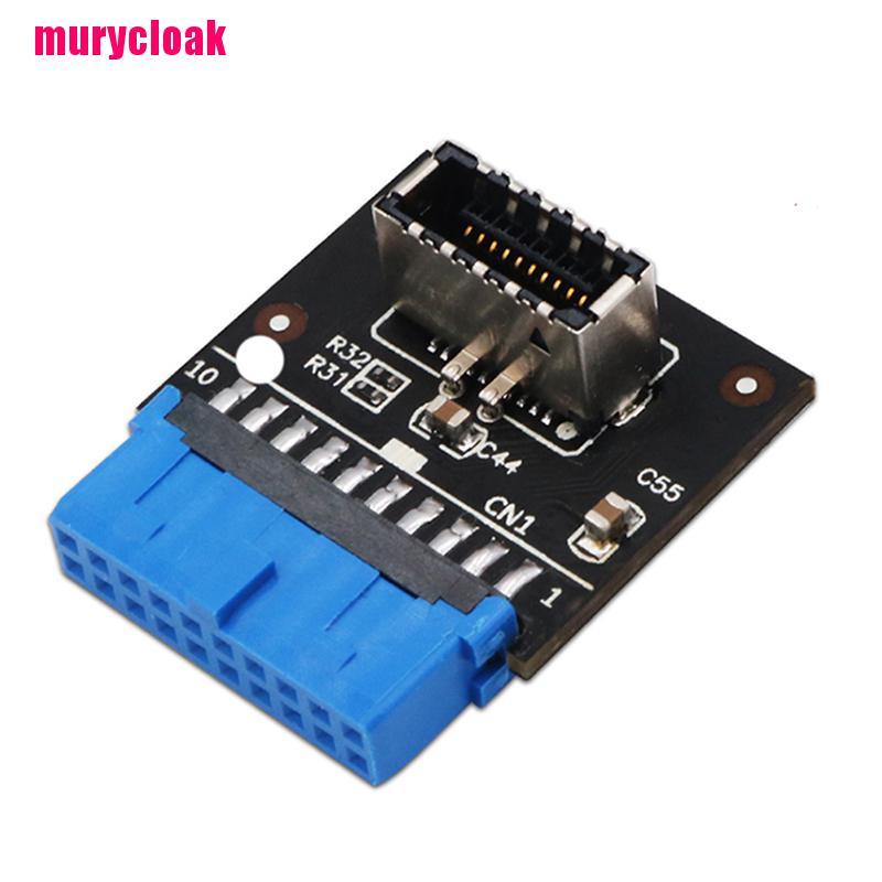 【mur】USB3.0 To USB 3.1 Type C front Type E Adapter 20pin to 19pin Expansion Module