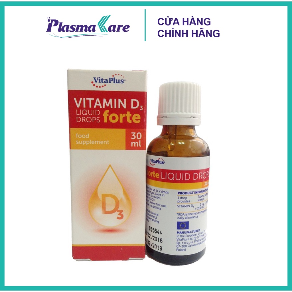 [Giá tốt] Vitamin D3 cho bé và người lớn, tăng miễn dịch, giảm 14 lần nguy cơ Cô-Vl chuyển nặng,  nhập khẩu châu Âu.