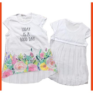 Áo Bé Gái Xuất Dư 100% Cotton - Áo Phông Bé Gái  Ngắn Tay Thấm Hút Mồ Hôi DLH93 4-14 Tuổi