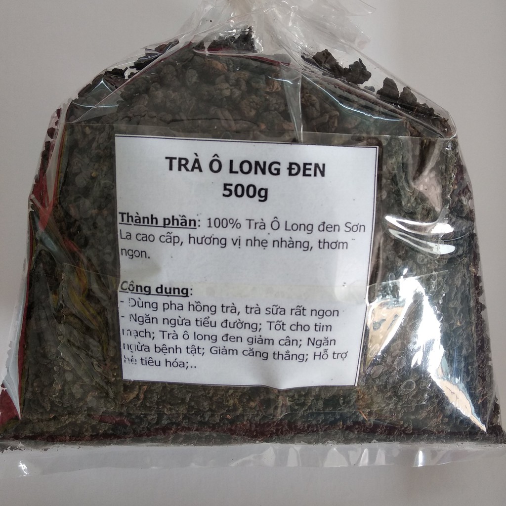 500g CHÈ Ô LONG ĐEN - Hồng trà (Oolong Tea) dùng pha trà sữa ngon tuyệt, hương thơm ngát dịu nhẹ