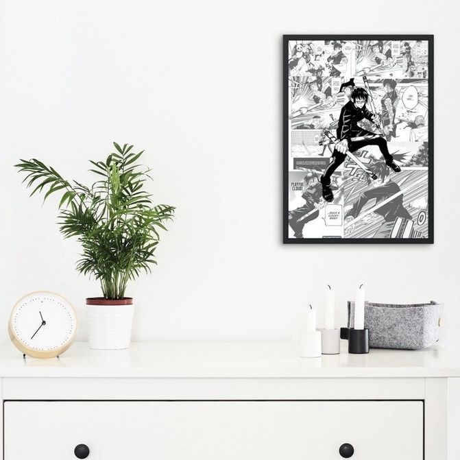 Set Poster Jujutsu Kaisen - Chú Thuật Hồi Chiến - Poster Dán - Có Màng Cán - Trang Trí Tường