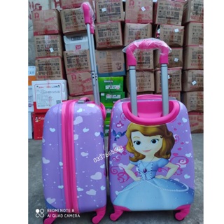 \SIZE 18/ VALI KÉO CÔNG CHÚA SOFIA TÍM IN 2 MẶT ĐÁNG YÊU CHO BÉ GÁI