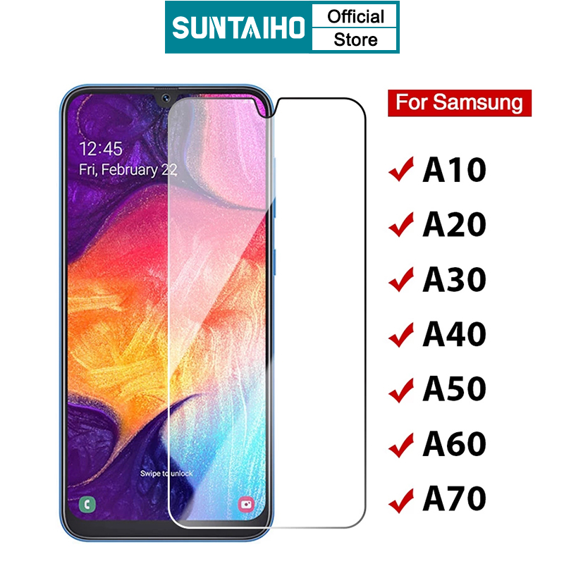 Kính Cường Lực Suntaiho 9H Bảo Vệ Màn Hình Cho Samsung A10 A20 A30 A50 A70 M10 M20 A20E A20s A51 A71 A90 A80 A7 2018