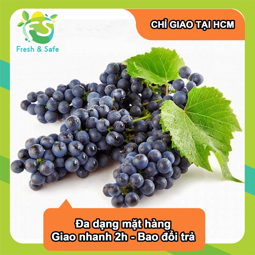 Nho đen không hạt - 500gr