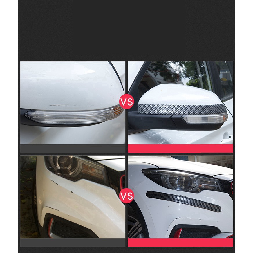Miếng dán cao su carbon chống trầy chống va đập cho cửa xe hơi CB006 | BigBuy360 - bigbuy360.vn