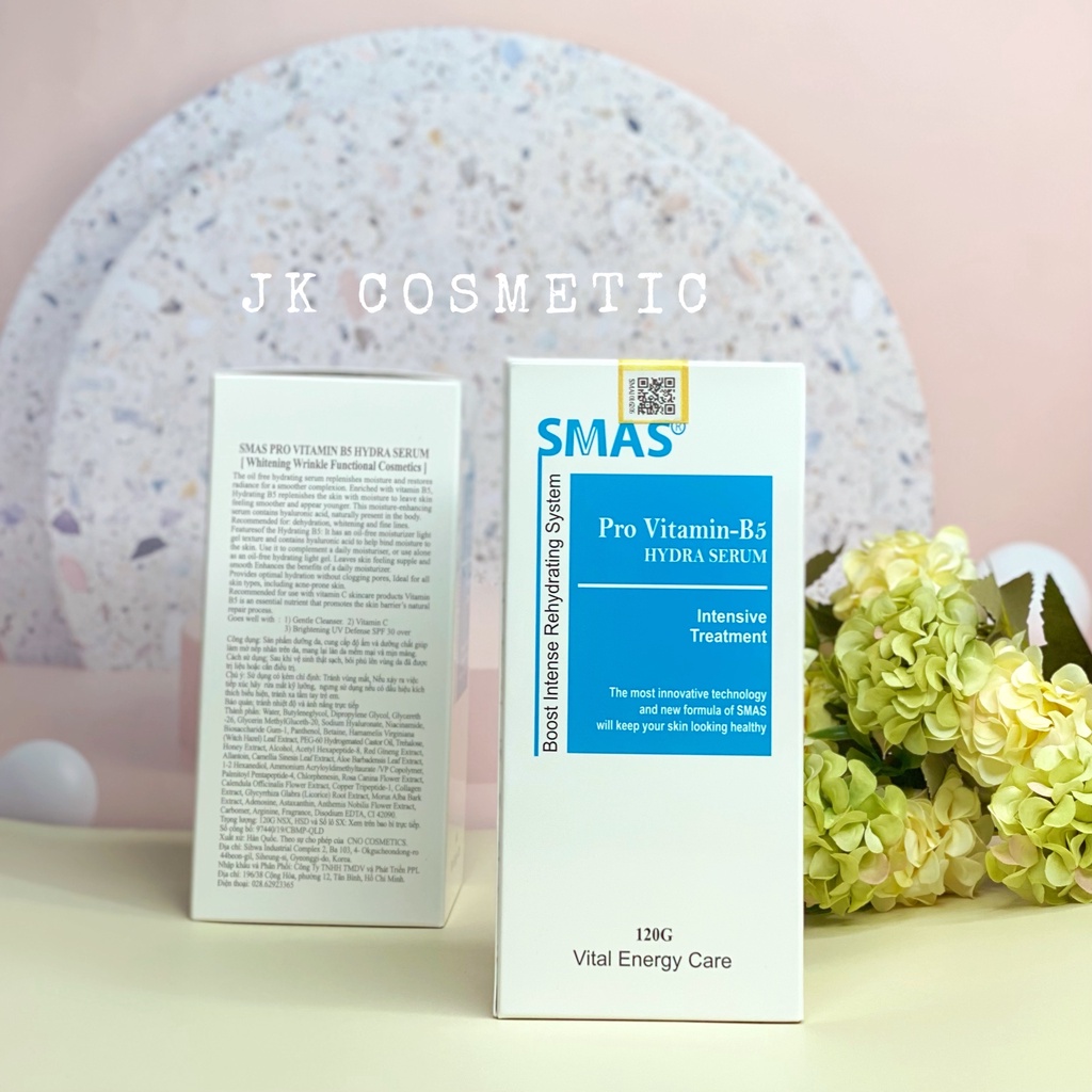 Serum Cấp Ẩm, Phục Hồi Da - SMAS Pro Vitamin B5 Hydra Serum - 120ml
