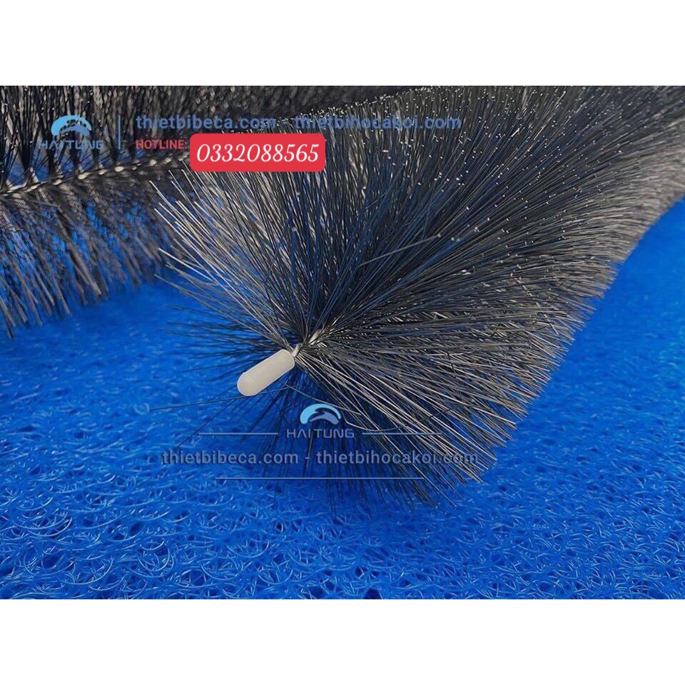 Chổi lọc đen dành hồ cá koi dài 40cm- vật liệu lọc cần thiết cho hồ cá