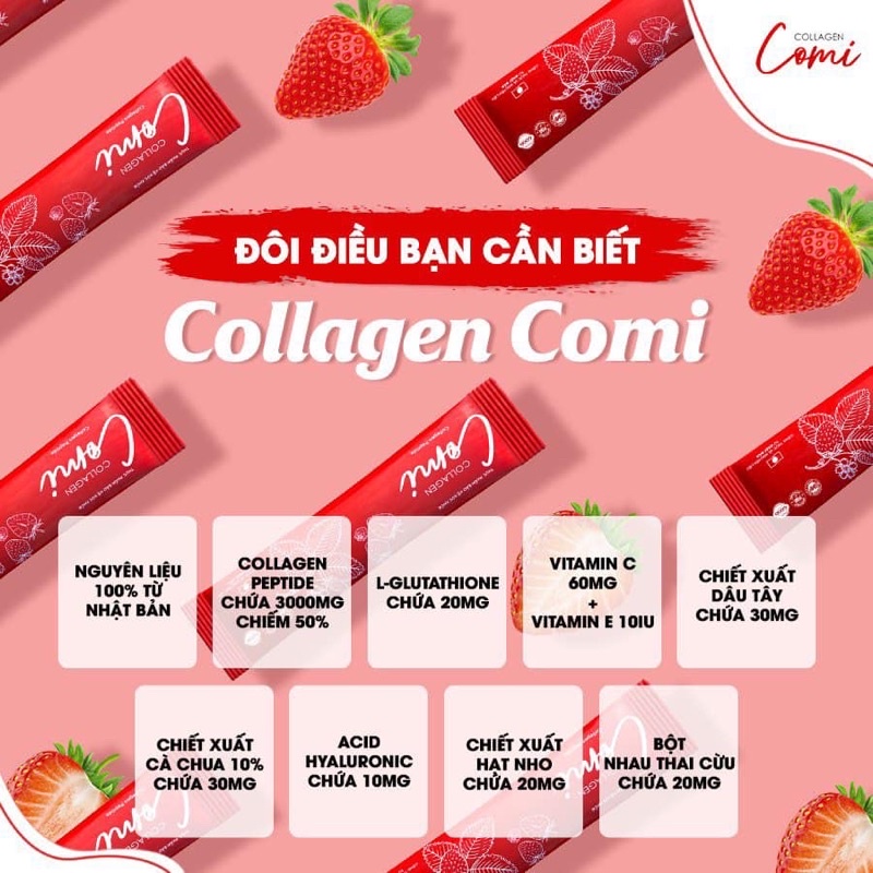 Collagen hút nám trắng da Comi hộp 10g tặng nạ ngủ | BigBuy360 - bigbuy360.vn