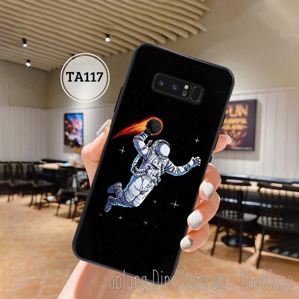 Ốp điện thoại Samsung Galaxy Note 8 - Note 9 - S10 Plus - S10 5G - Ốp lưng Samsung in hình phi hành gia vũ trụ đáng yêu.