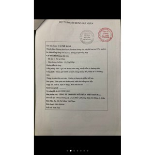 CÀ PHÊ XANH 10 GÓI