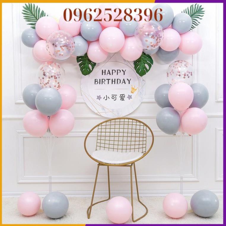 COMBO Set Trang Trí Sinh Nhật Bé Gái Nhiều Mẫu Kèm Dây Kết Bóng { TẶNG BƠM + BĂNG KEO }