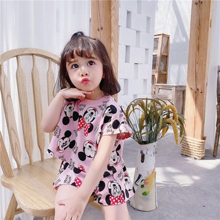 [HÀNG MỚI VỀ] Bộ bé gái chuột MICKY siêu đáng yêu 8-18kg