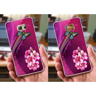 Ốp lưng Samsung Note 5 (dẻo viền trắng trong) - Hoa Cỏ Mùa Xuân