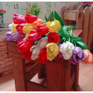 Hoa tulip đất sét