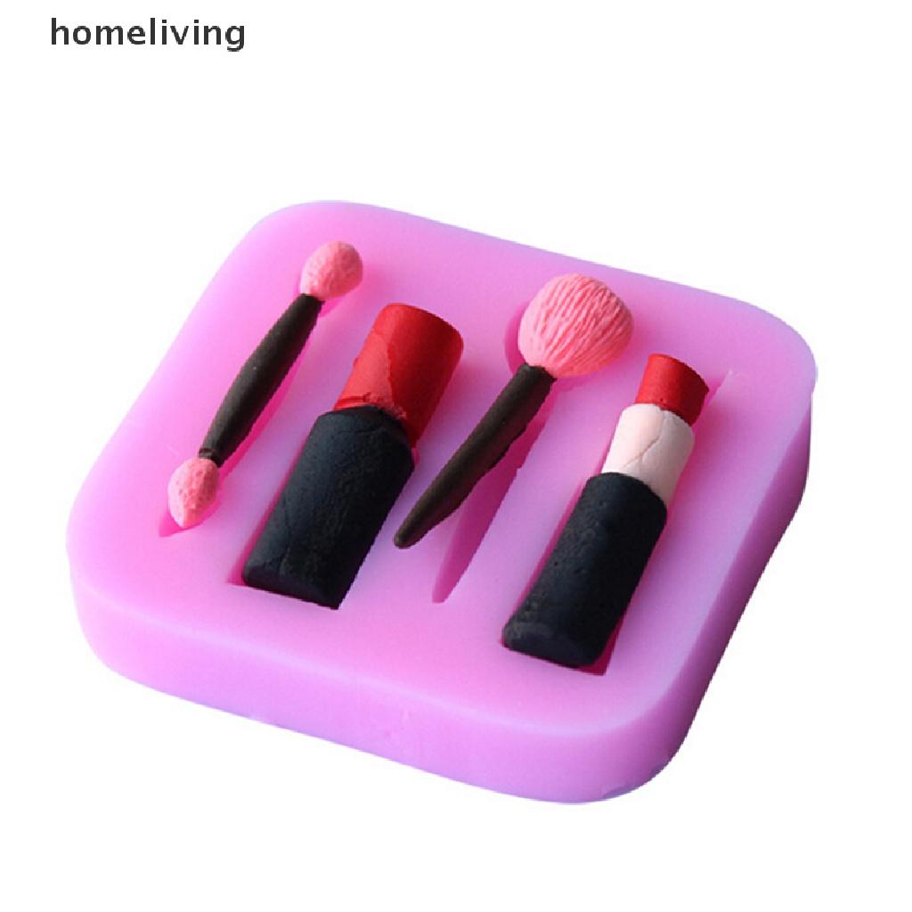 Khuôn Silicone Làm Kẹo Đường Hình Son Môi 3D DIY
