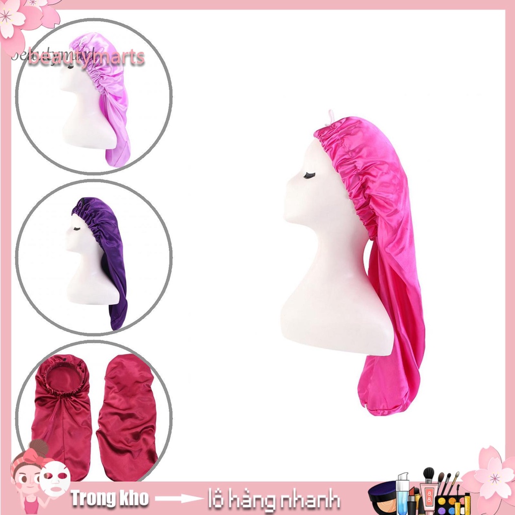 Khăn quấn chăm sóc tóc khi ngủ bằng lụa satin cho nữ