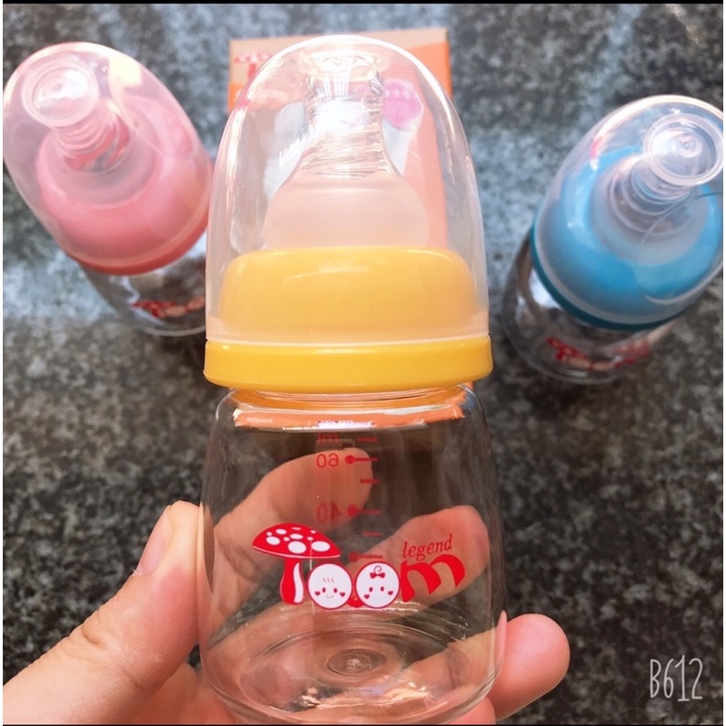 Bình Toom Nhật 80ml cổ hẹp cho bé sơ sinh