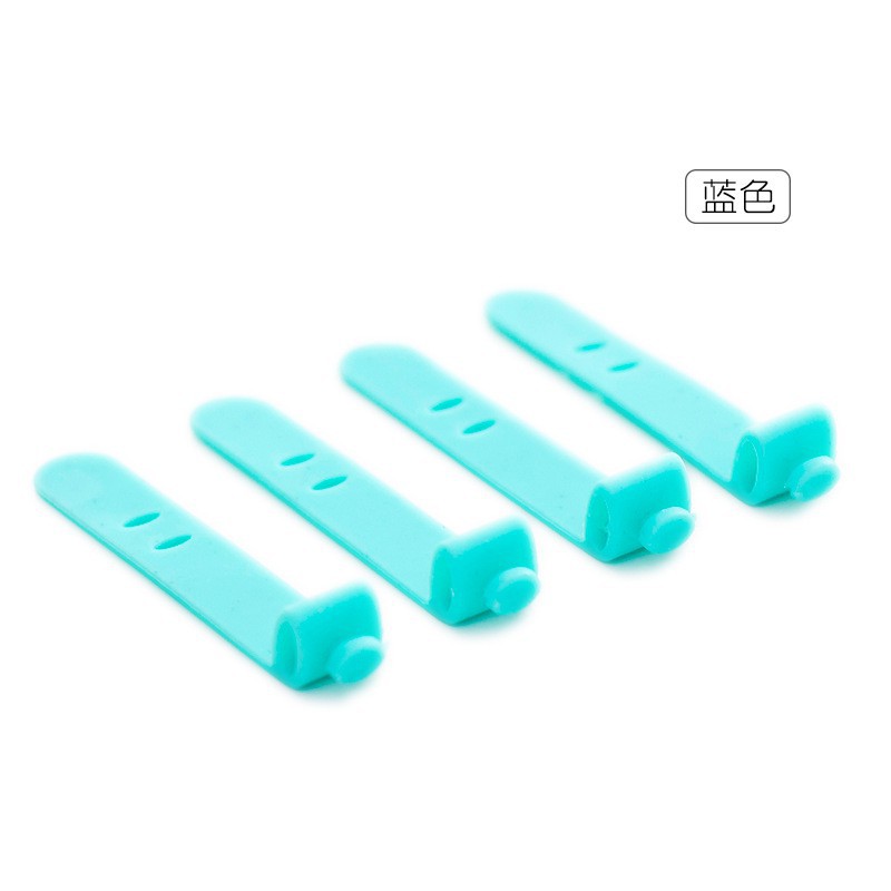 [Đồ Gia Dụng-Giá Rẻ] Gói 4 dây Silicone quấn gọn Tai Nghe, Cáp Sạc, Dây Điện Chống Đứt Gãy EOTIAYSHOP