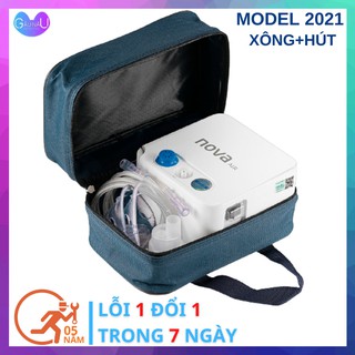 Máy Hút Dịch Mũi Và Xông Mũi Họng NOVA AIR Việt Nhật Bản Cải Tiến Cốc Hút 2021