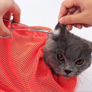 Túi lưới tắm cho mèo