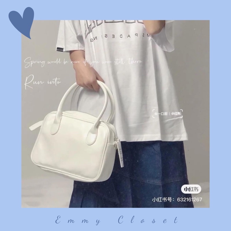 Túi đeo chéo phong cách Hàn Quốc cho nữ da Pu mềm giống Jennie (CÓ SẴN)