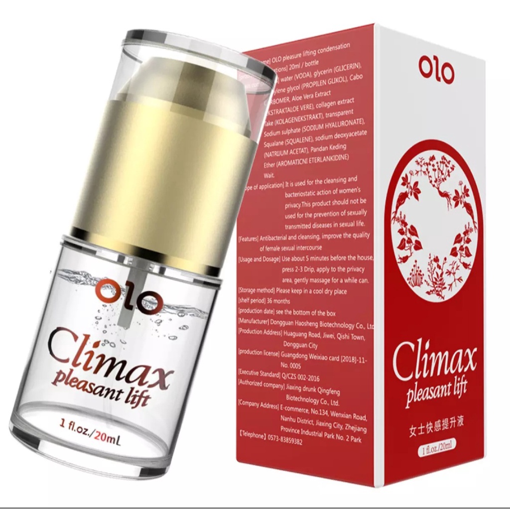 Gel bôi trơn OIO Climax Pleasant Lift gốc nước, tăng hứng thú cho nữ mùi cherry 20ml