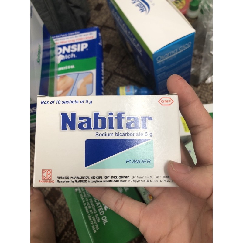 Gói bột vệ sinh phu nữ Nabifar khử mùi hôi tạo môi trường kiềm