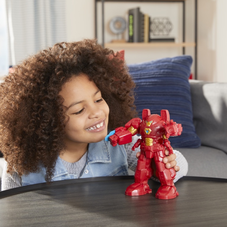 Đồ Chơi AVENGERS Mô Hình Iron Man Dòng Mech Strike Tối Thượng Giáp 8 Inch F1668