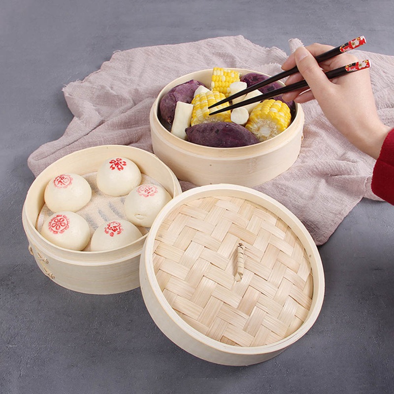 Xửng Hấp Bánh Bao Bằng Tre Thủ Công