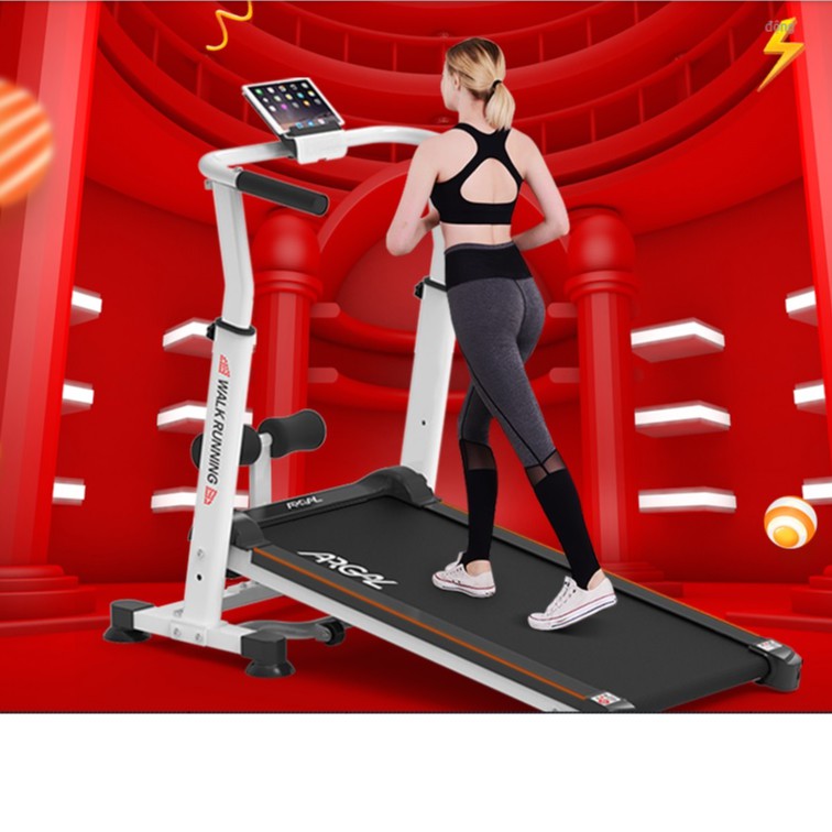 Máy chạy bộ cơ máy đi bộ đa chức năng thiết bị tập thể dục giảm cân đơn giản