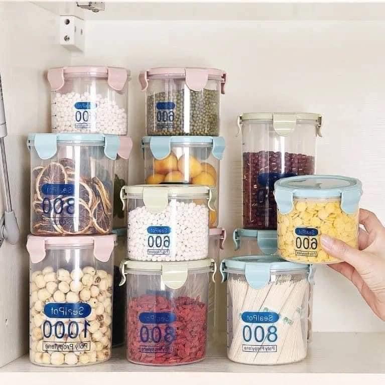 Set 3 Hộp Nhựa Chia Vạch Đựng Thực Phẩm Cực Kỳ Tiện Lợi