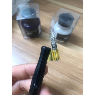 Combo quản chéo kèm lò xo nam châm + ngòi G trắng + mực viết vẽ Diamine (lắc mực kỹ trước kỹ dùng)