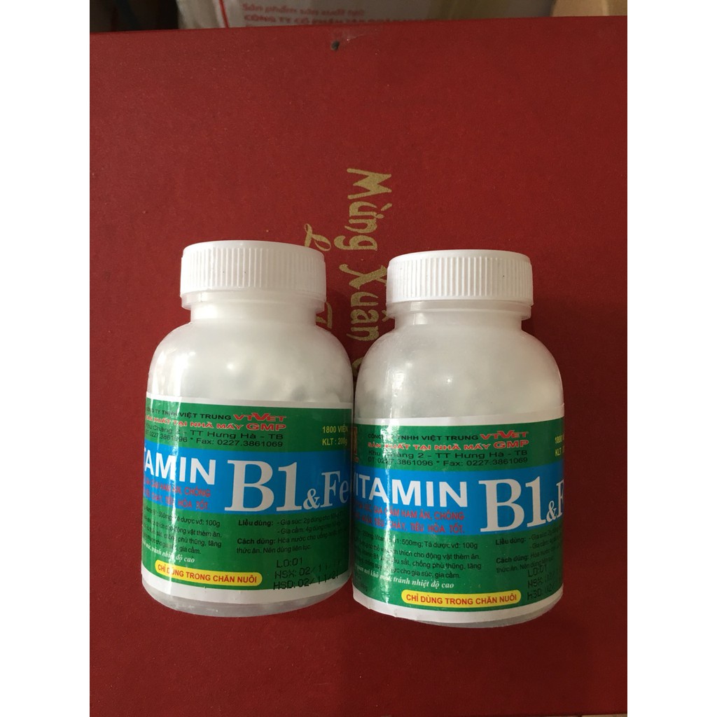 VITAMIN B1 200g KÍCH THÍCH GIA SÚC, GIA CẦM, CHÓ MÈO HAM ĂN CHÓNG LỚN, TIÊU HÓA TỐT. Có thể dùng bón cho hoa