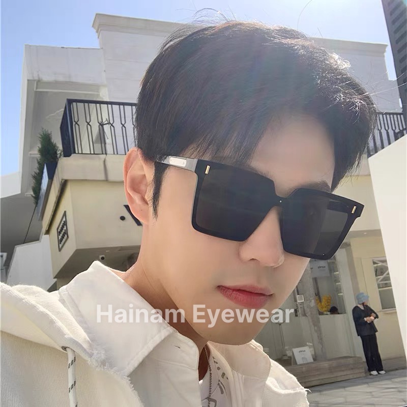 Kính râm Nam Nữ Chống UV Hàn Quốc, Kính đen Kính mát nam nữ dáng  vuông kiểu dáng thời trang sành điệu