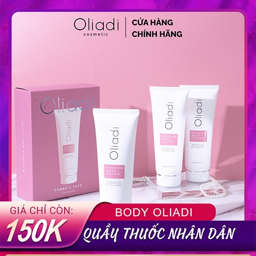 Kem Body Oliadi kem dưỡng trắng da Kem Body Oliadi - Gigawhite + Veryberywhite 200ml.