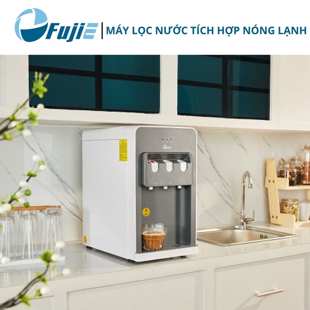 Máy lọc nước tích hợp làm nóng lạnh cao cấp FujiHome WP507C, công nghệ Nhật Bản, không nước thải tiết kiệm nước