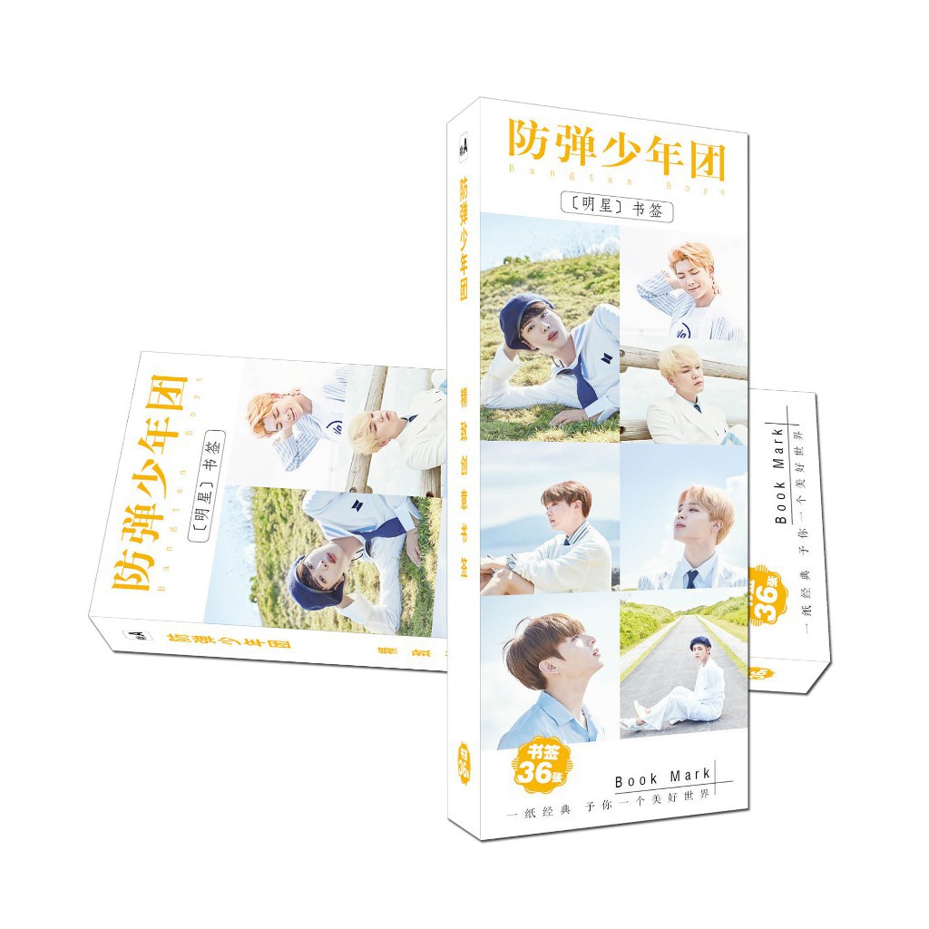 Bookmark BTS đánh dấu sách BTS