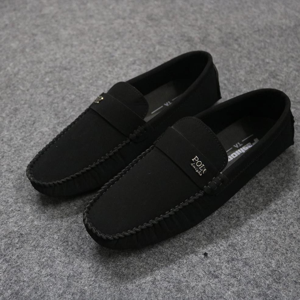 😍Giày Lười Nam Mới Về đính PoLo đen | BigBuy360 - bigbuy360.vn