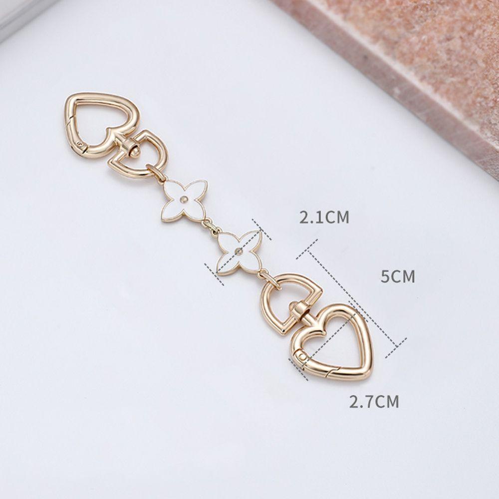 ELEGANT Dây Đeo Túi Xách Có Thể Tháo Rời Họa Tiết Cỏ Bốn Lá