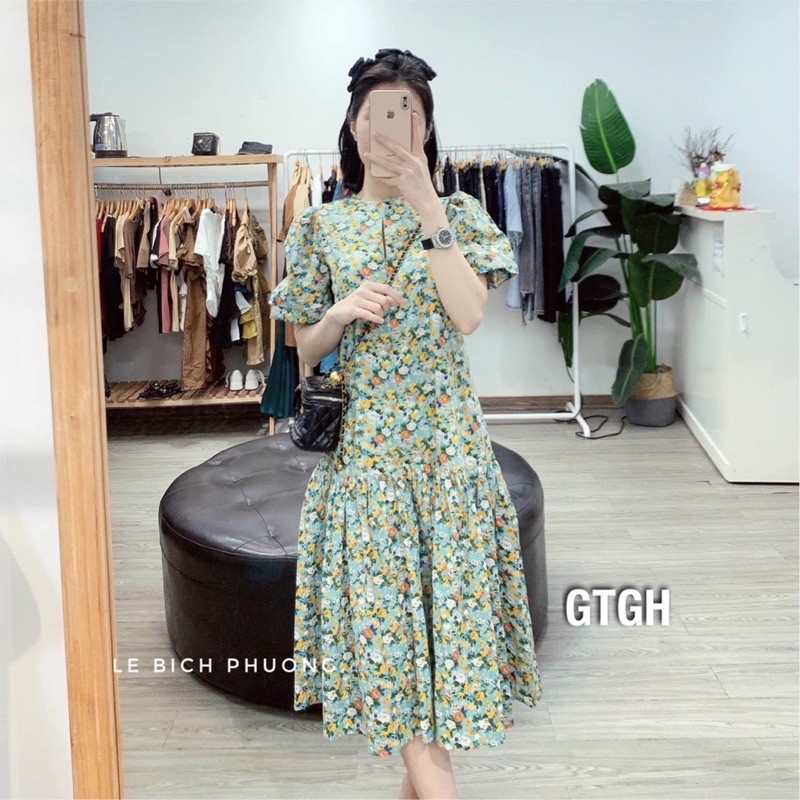 VÁY HOA NHÍ ĐUÔI CÁ | BigBuy360 - bigbuy360.vn