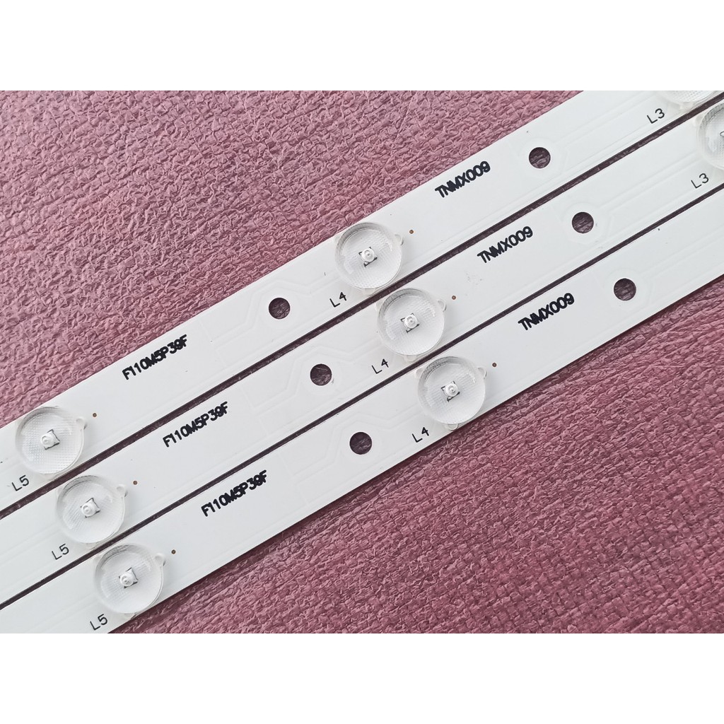 LED TIVI PANASONIC 32D410T 32A400V 32FS500B 32DS500 VÀ CÁC ĐỜI KHÁC. MỚI 100% BỘ 3 THANH, MỖI THANH 7 BÓNG 3V DÀI 60,9cm