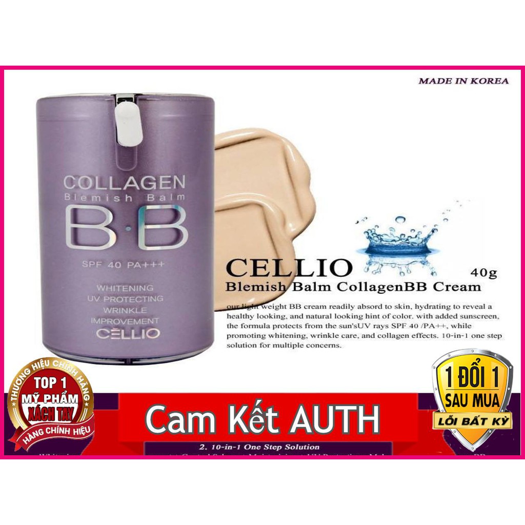 Kem nền chống nắng dưỡng da BB cream Collagen [ AUTH ]