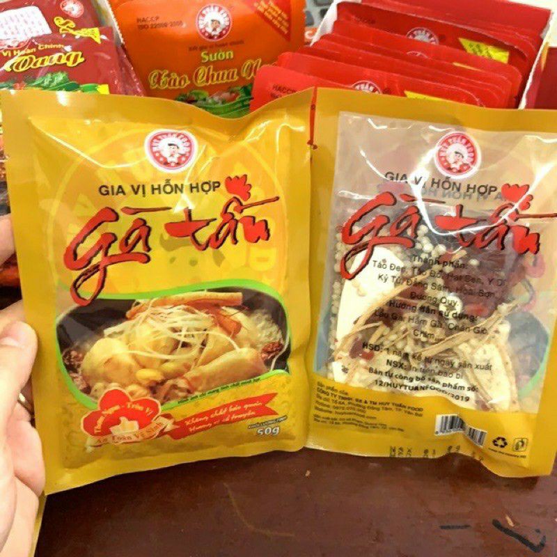 Gia vị hỗn hợp Gà tần Gói To ( có thể hầm gà, chân giò, lẩu gà)