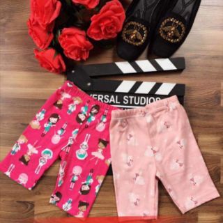 Set 10 quần legging lửng bé gái cực đẹp