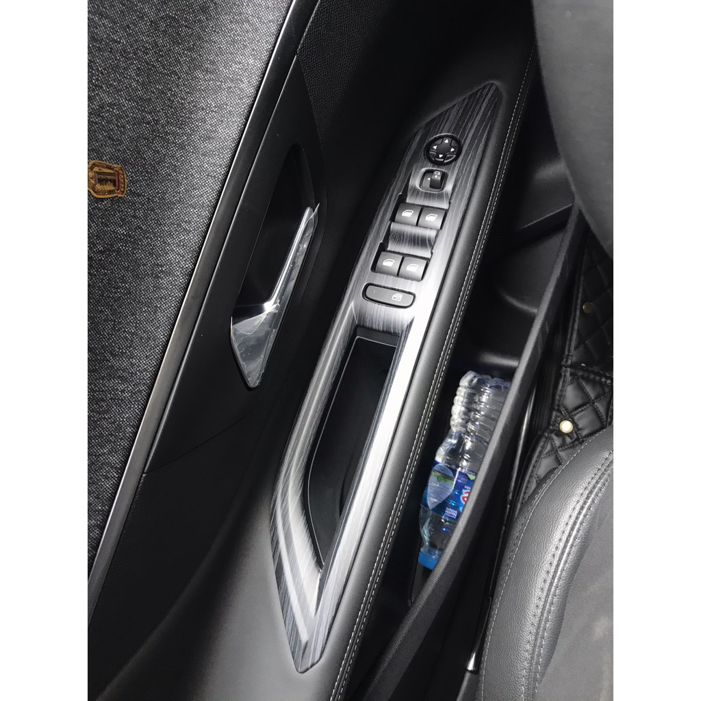 Peugeot - Ốp nội thất vân đá đen Peugeot 5008 /3008, Nhựa ABS cao cấp