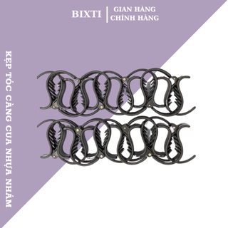 Kẹp Càng Cua BIXTI Kẹp Tóc Càng Cua Phân Loại 3 Răng , 5 Răng Chất Liệu Nhựa Nhám