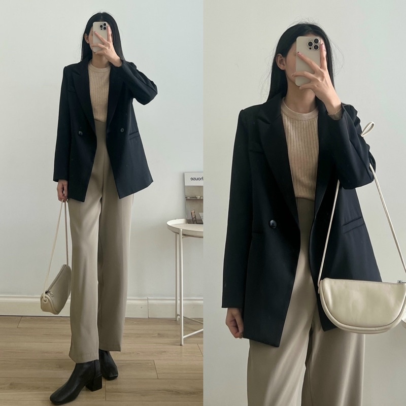 Áo blazer 2 cúc ngang (BL262) _ A0354