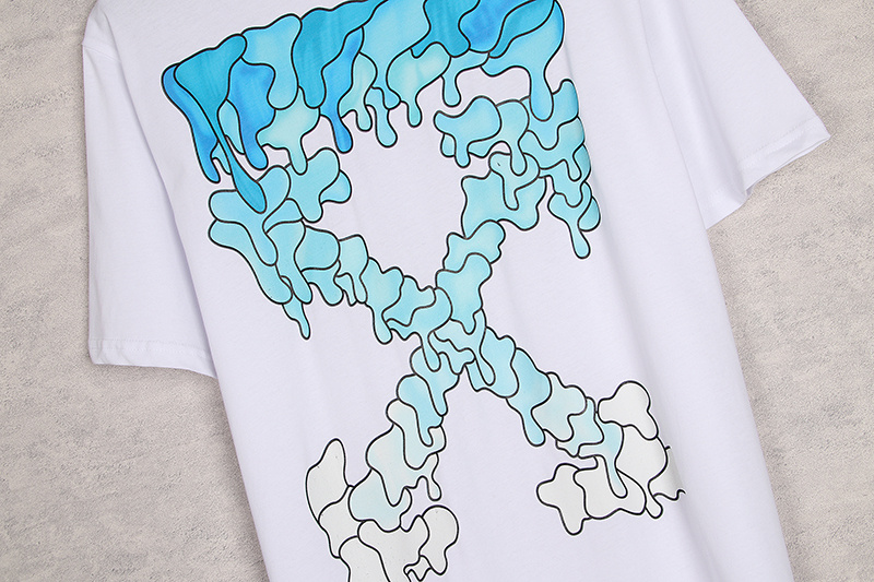 Áo thun ngắn tay phong cách Off White trẻ trung cho nam nữ 1209