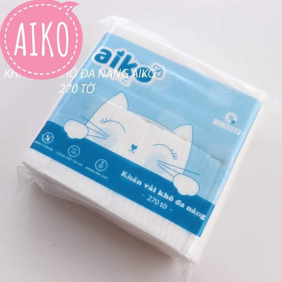 Khăn khô đa năng cho Mẹ và bé 300gr AIKO