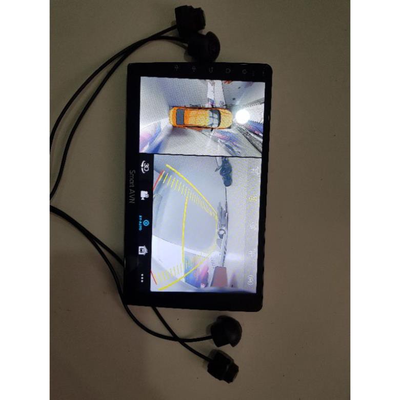 Camera 360 cao cấp chuẩn AHD dành cho tất cả các loại xe ô tô có màn hình Android SmartAVN HỔ  TRỢ LẮP ĐĂT